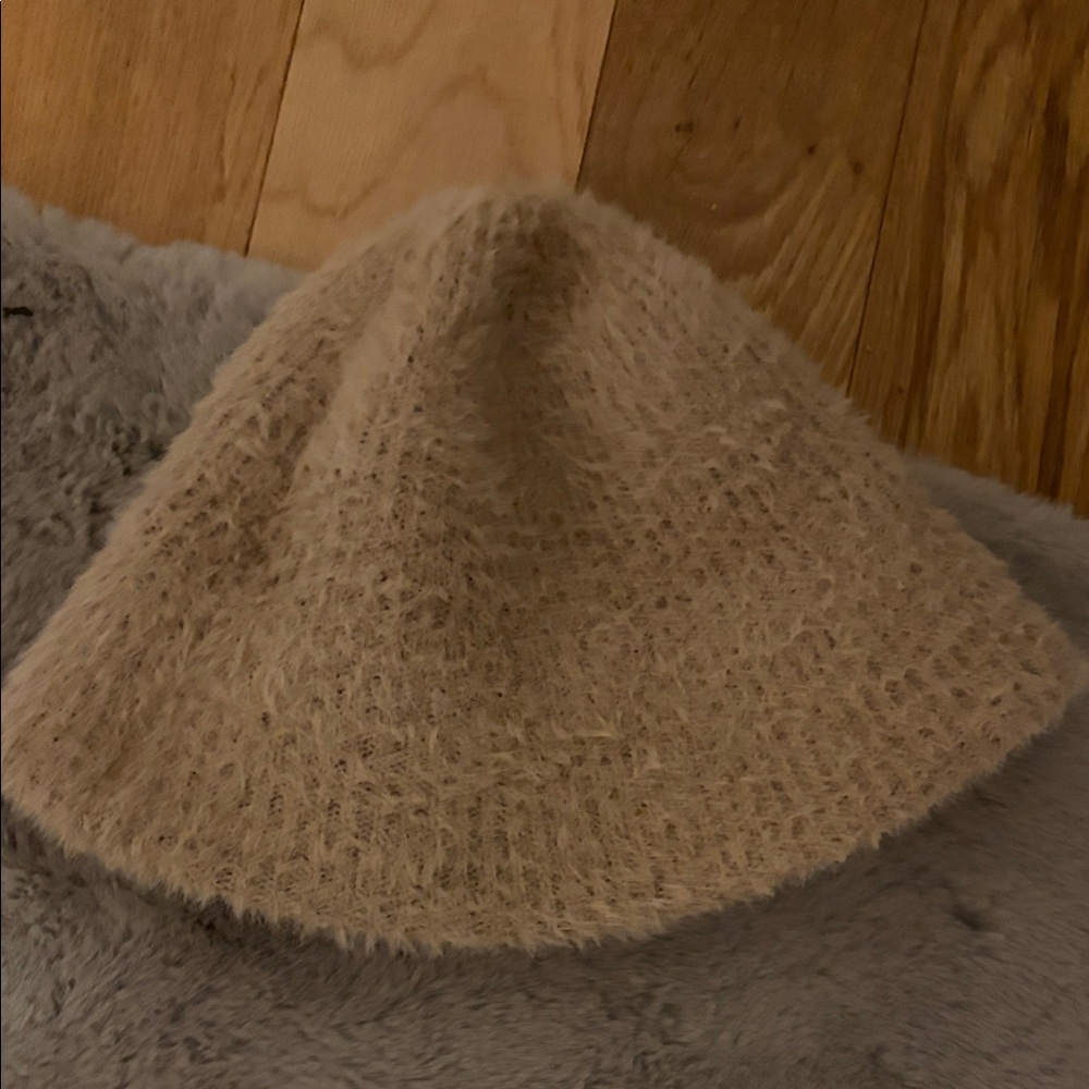 Cozy Tan Knit Beanie hat